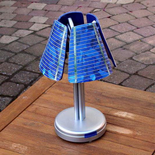 лампа на солнечной батарее для дачи