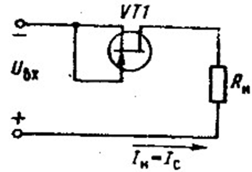 Схема параметрического стабилизатора тока