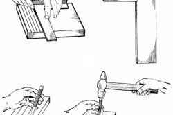 Схема нанесения разметки на металлический лист перед сваркой