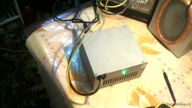 Автоматическое зарядное устройство из компьютерного блока питания