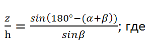 Формула расчёта монтажа солнечных коллекторов на плоской поверхности