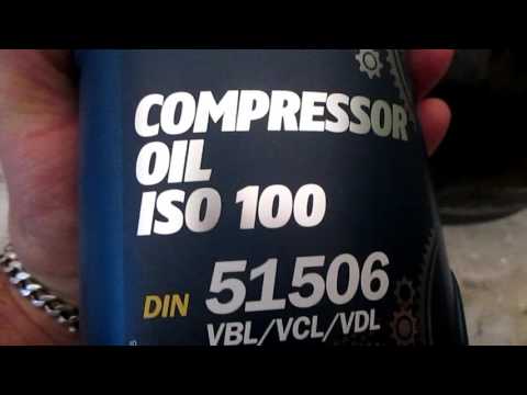 Замена масла в компрессоре ELAND/oil change in the compressor