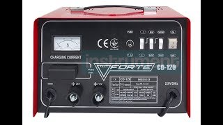 Зарядно пусковое устройство ФОРТЕ cd 120 на 12-24 вольт Запуск севшего аккумулятора