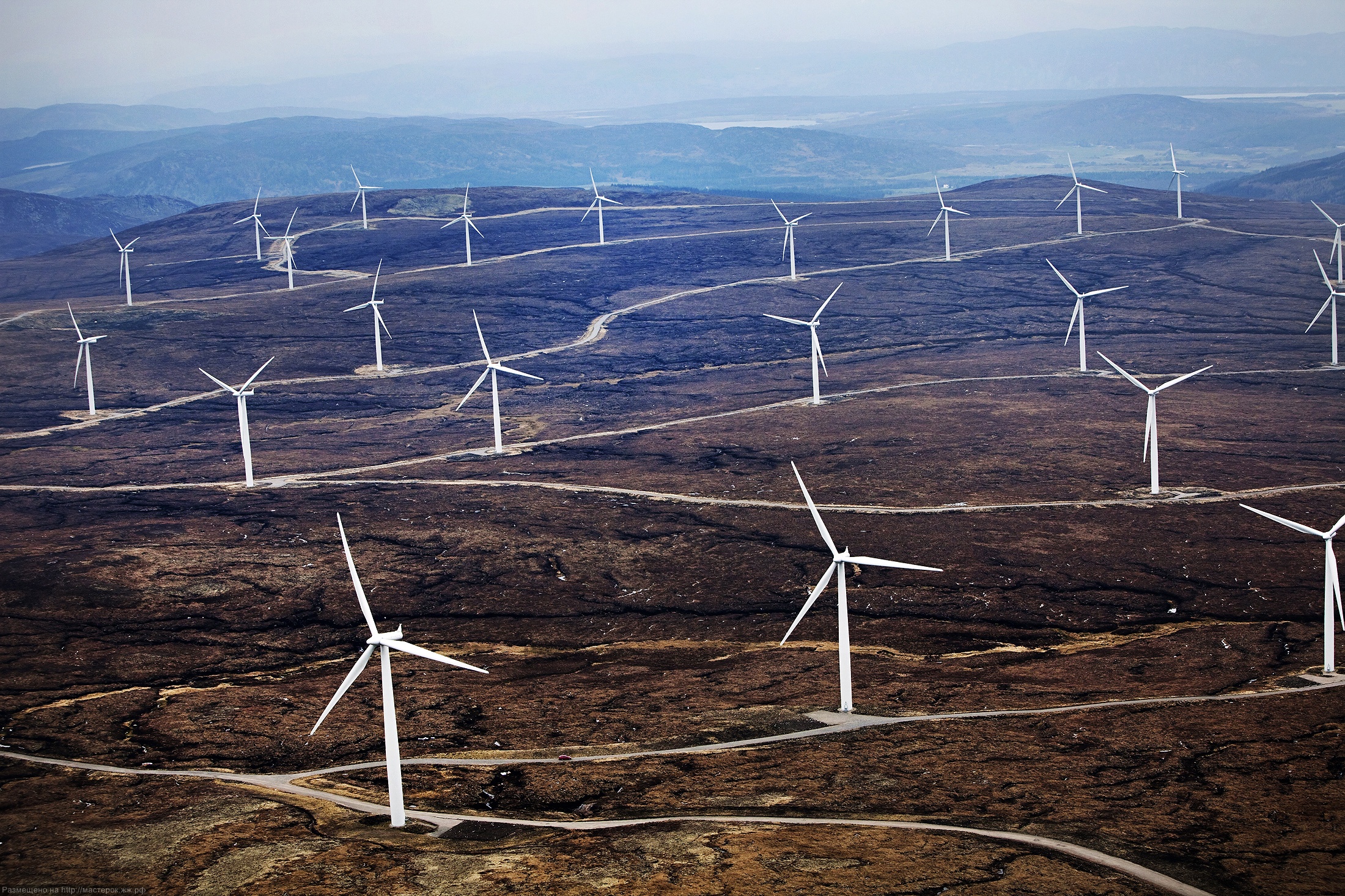 Onshore Wind Farm Farr, Scotland / Onshore-Windpark Farr, Schottland