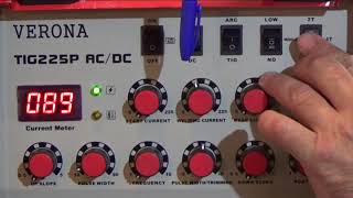 Как настроить аргонную сварку ВЕРОНА ТИГ 225 З AC/DC