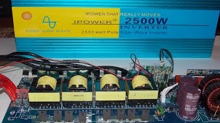Ремонт мощного преобразователя 12-220V 2500W