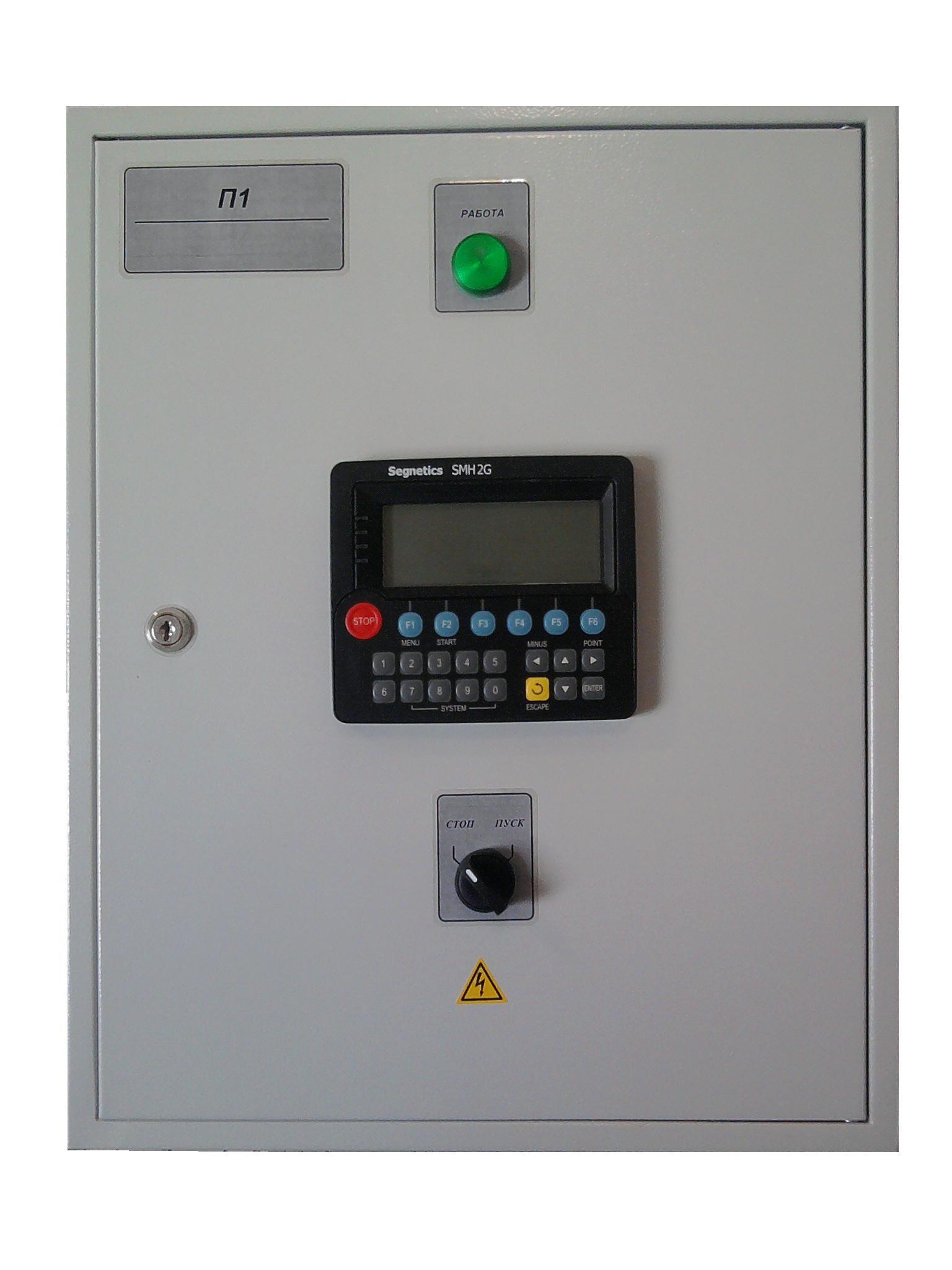 Щит управления автоматики приточно-вытяжной вентиляции с рециркуляцией и водяным калорифером