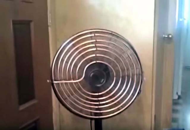 Вентилятор с охлаждающим контуром