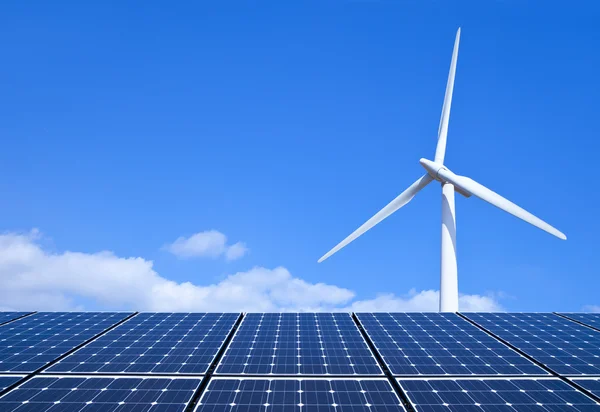 Возобновляемая энергия — стоковое фото