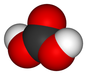 Молекула угольной кислоты