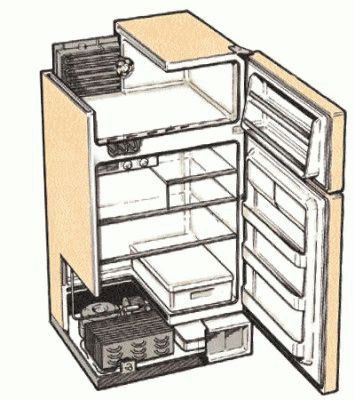 Конструкция холодильника
